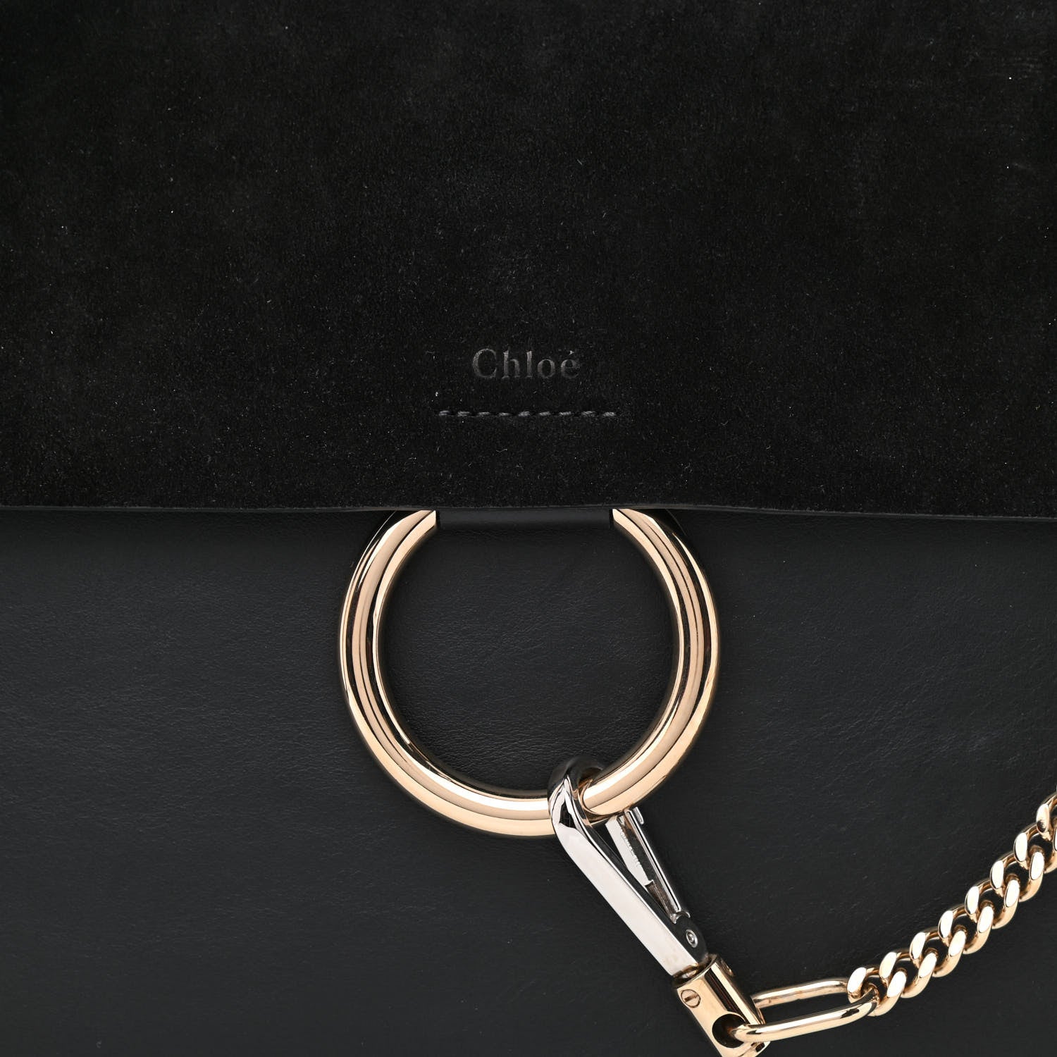 Chloe Calfskin Medium Faye Shoulder Bag Black 8 of 12