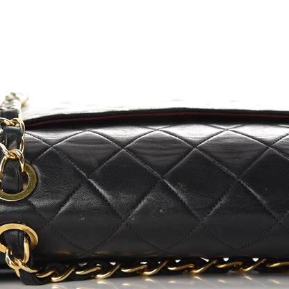 Chanel Lambskin Quilted XL Jumbo Single Flap Black 9 of 15