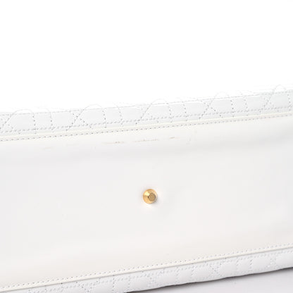 Christian Dior Patent Cannage Large Lady Dior White 9 of 10