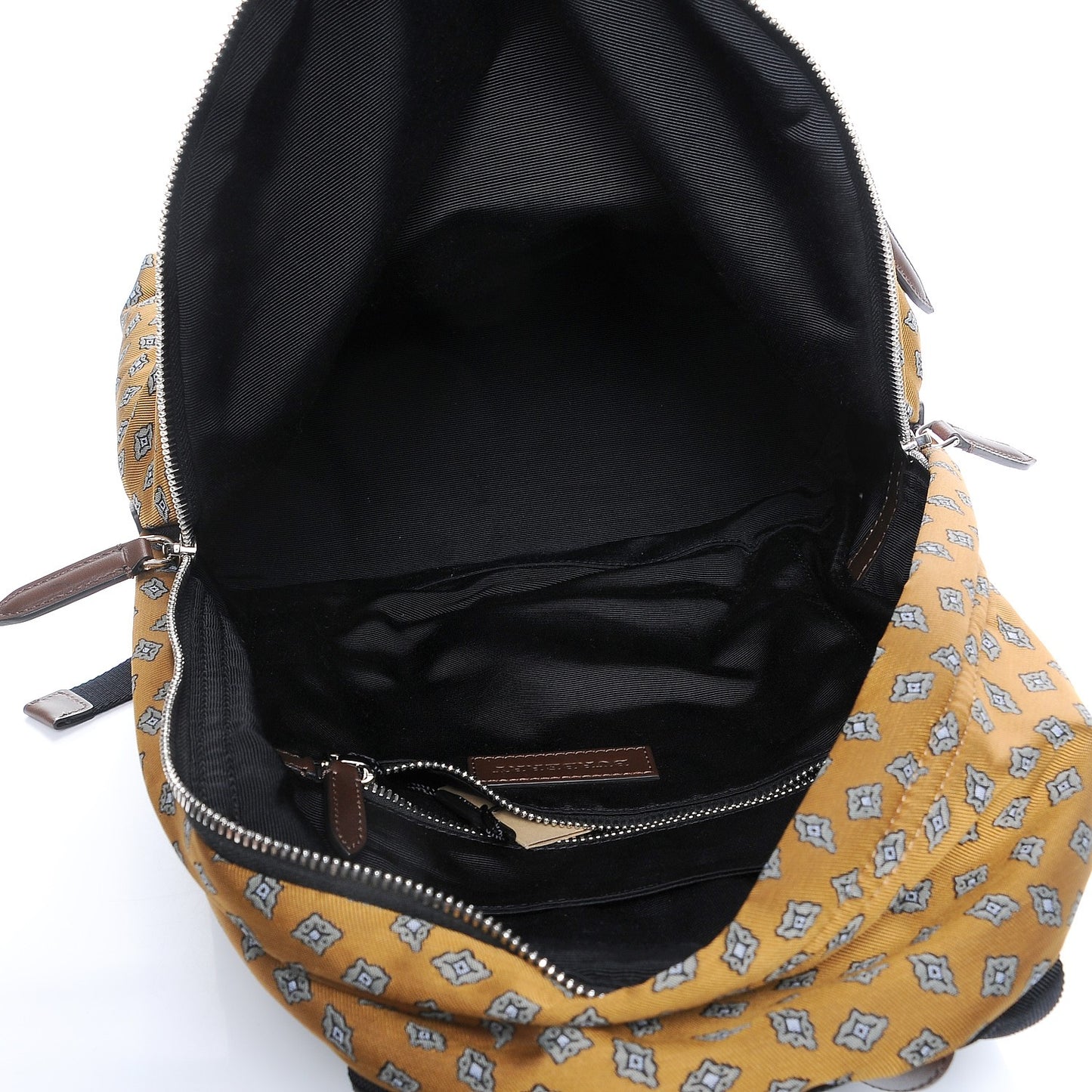 Nylon Tie Print Abbeydale Simple Backpack Citrus Yellow