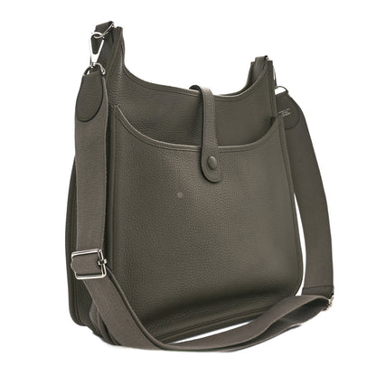 Hermes Taurillon Clemence Evelyne III GM Etain 2 of 10