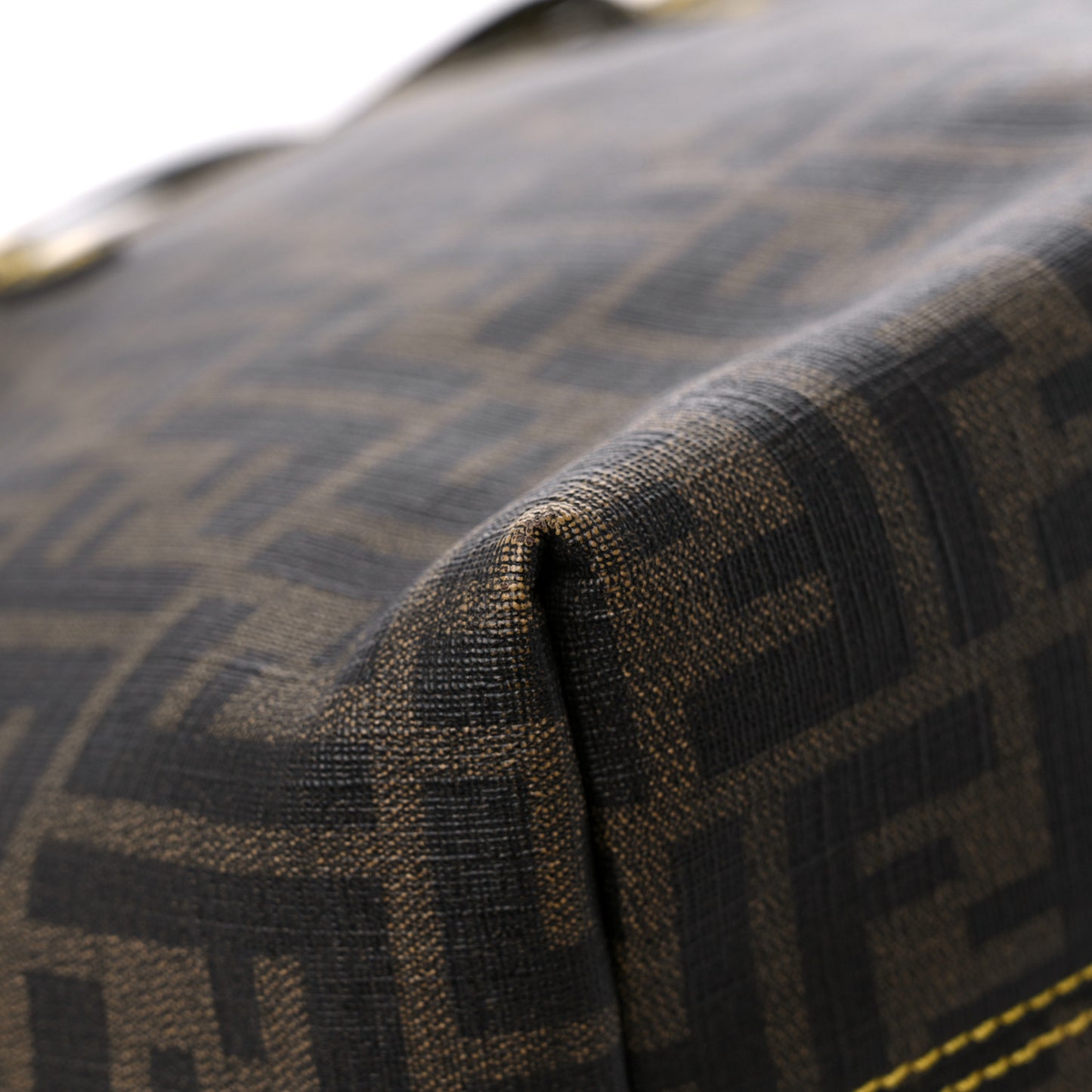 Zucca Spalmati Small Roll Tote Tobacco Giallo