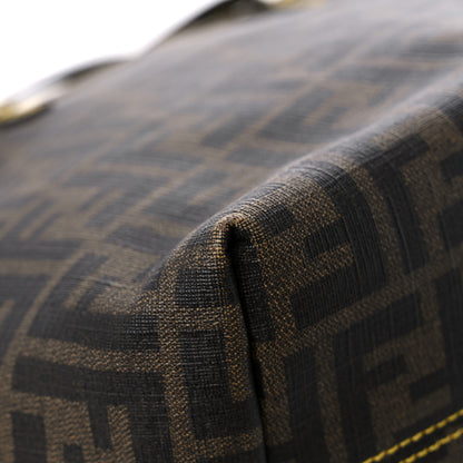 Fendi Zucca Spalmati Small Roll Tote Tobacco Giallo 9 of 15