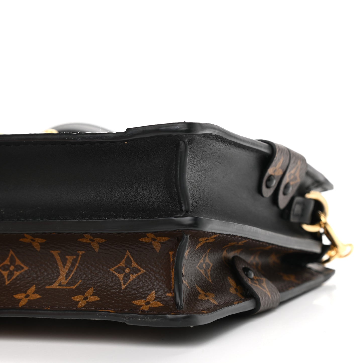 Reverse Monogram Trunk Clutch