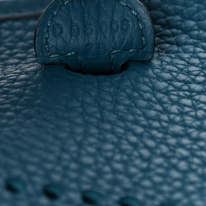 Hermes Taurillon Clemence Evelyne TPM Vert Bosphore 7 of 11