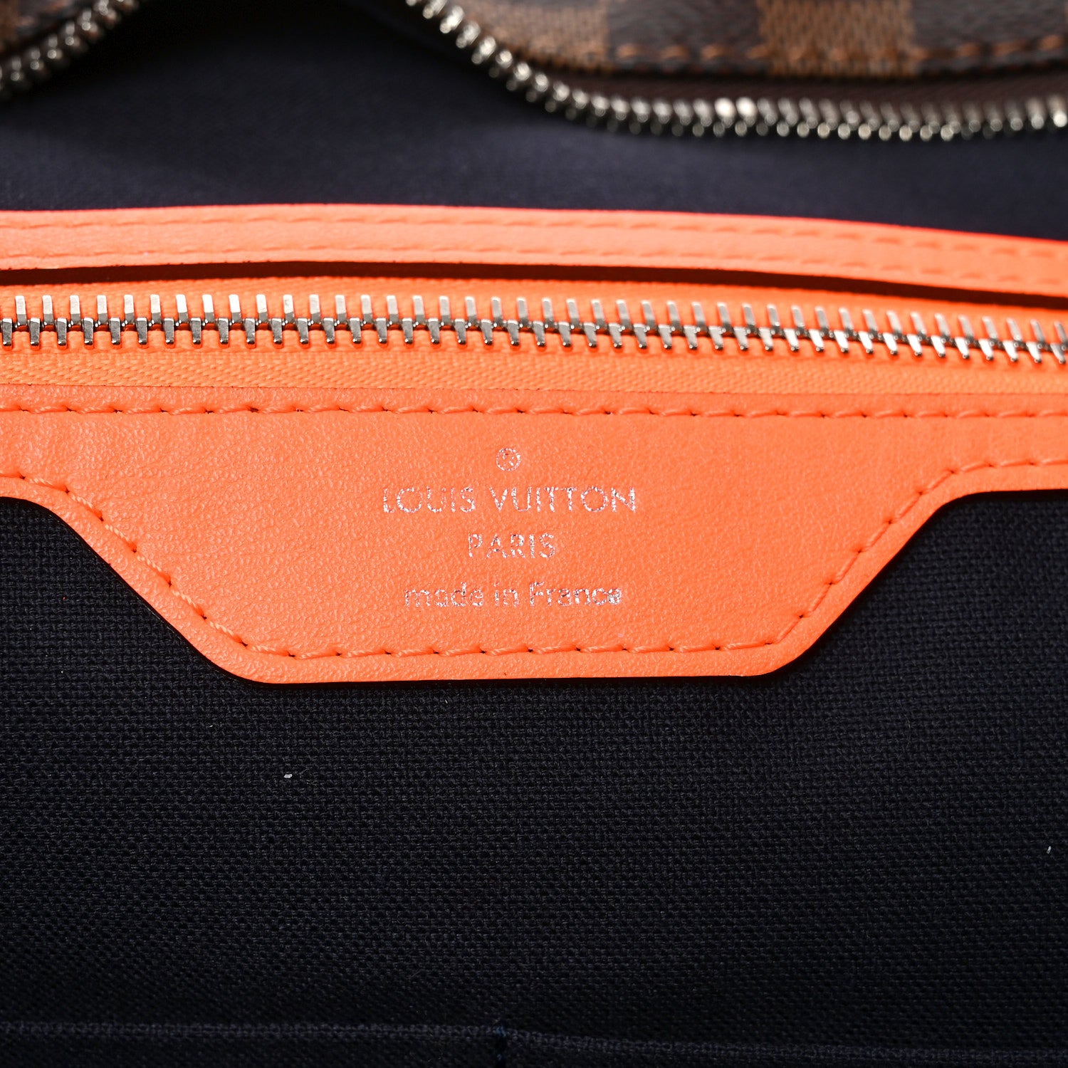 Louis Vuitton Damier Ebene Cabas Orange 6 of 9