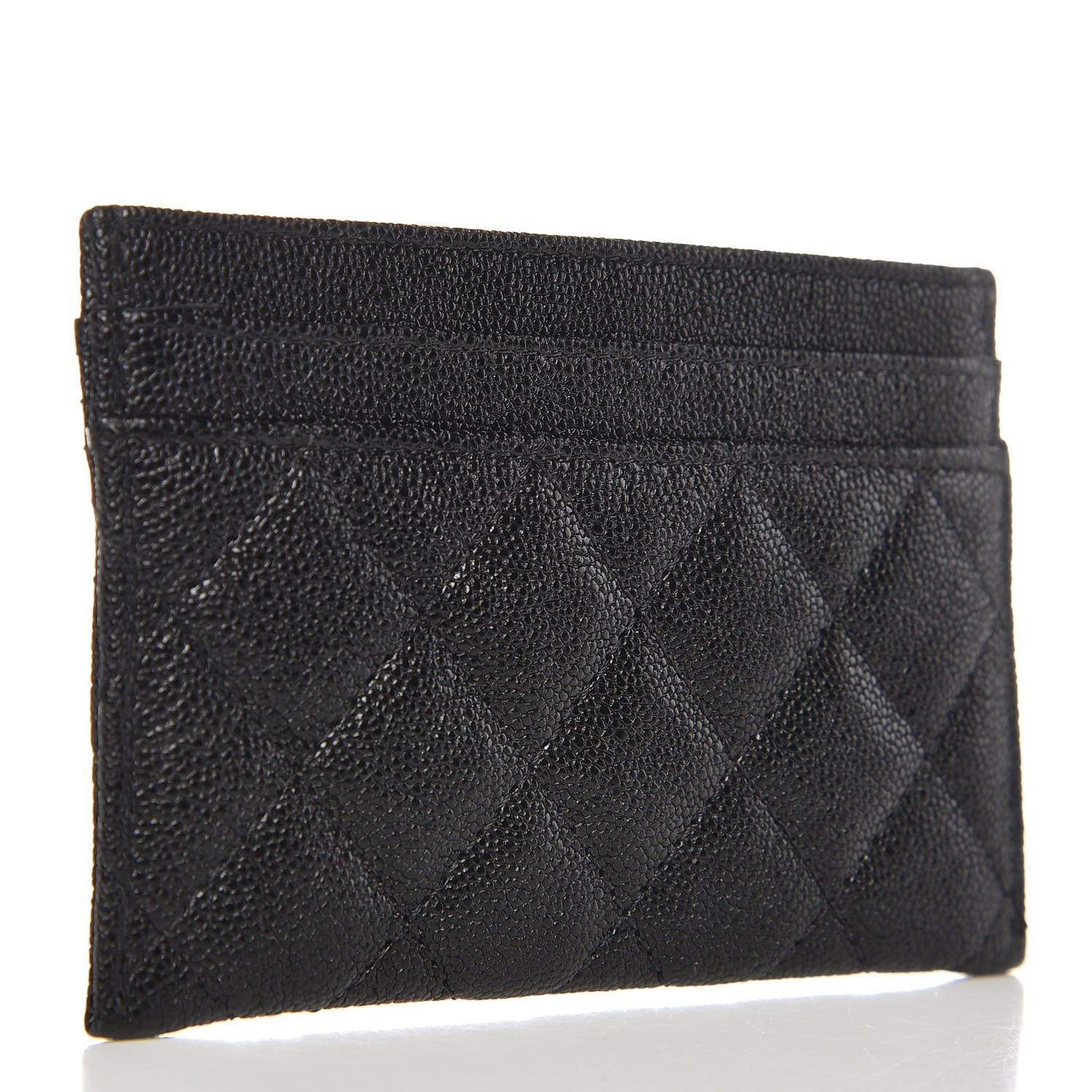 Chanel Caviar Quilted Boy Card Holder Black 3 of 9