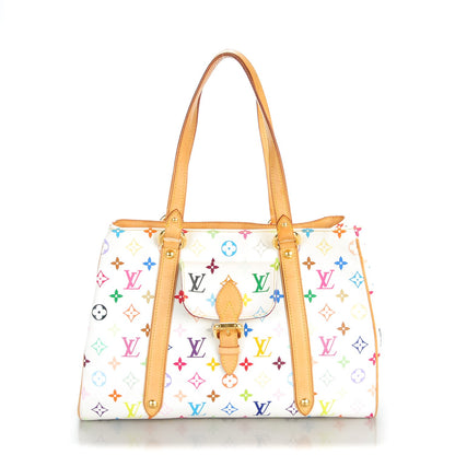 Louis Vuitton Monogram Multicolor Aurelia MM White 1 of 8