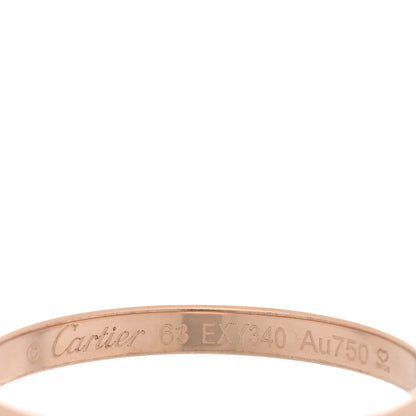 Cartier 18K Pink Gold 2.5mm 1895 Wedding Band Ring 63 10.25 4 of 5
