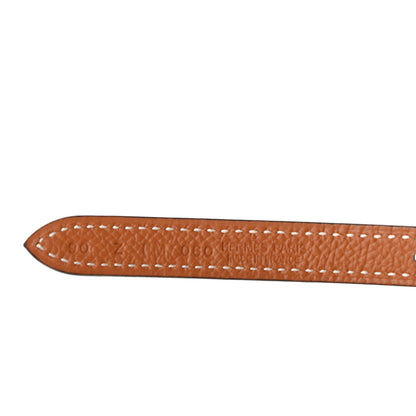 Hermes Swift Epsom 13mm Focus Belt Black Gold 4 of 5