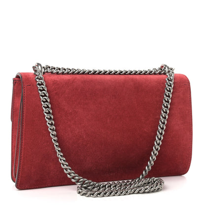 Gucci Suede Vitello Velvet Small Dionysus Shoulder Bag Vulcanic Red 3 of 10