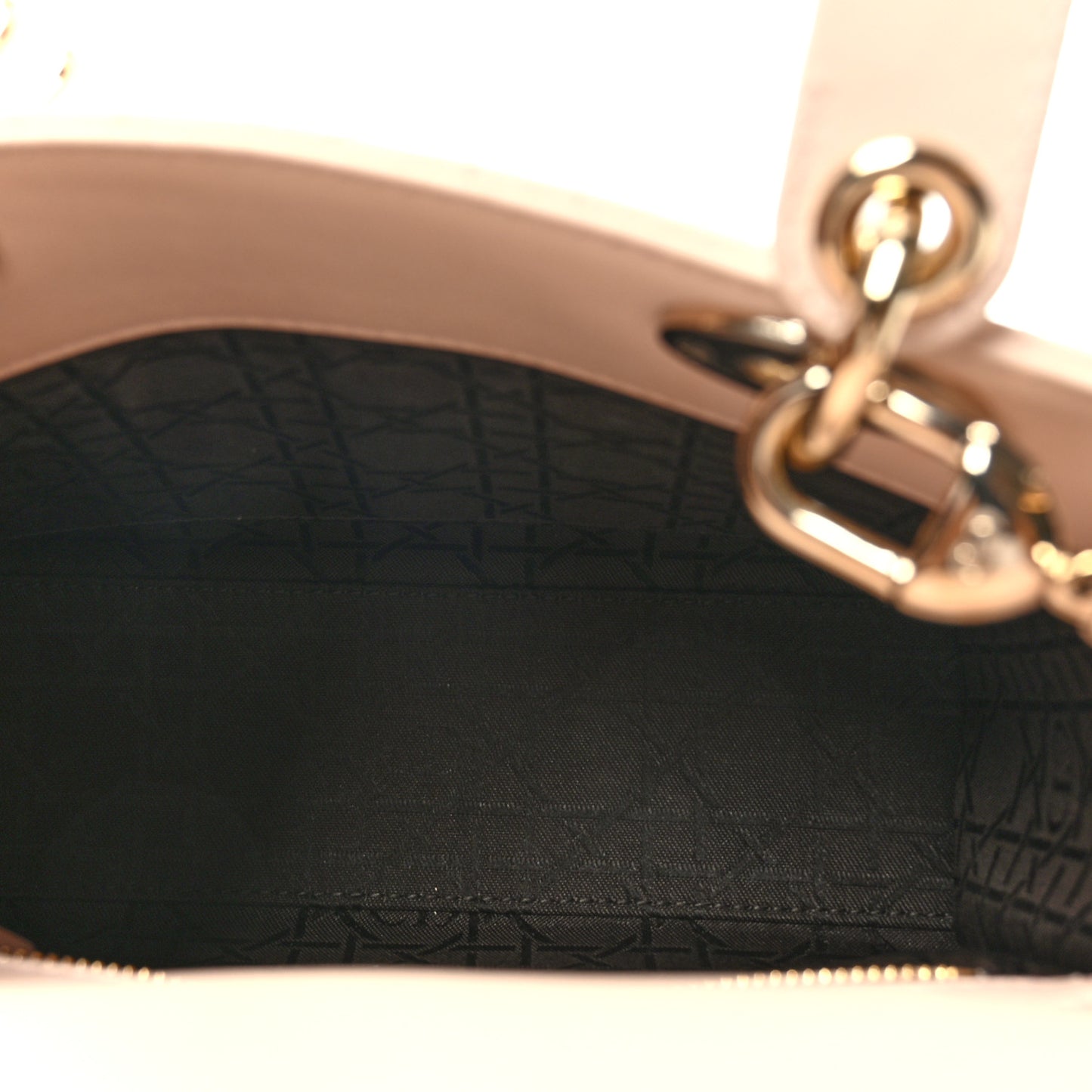 Lambskin Cannage Small My ABCDior Lady Dior Light Pink