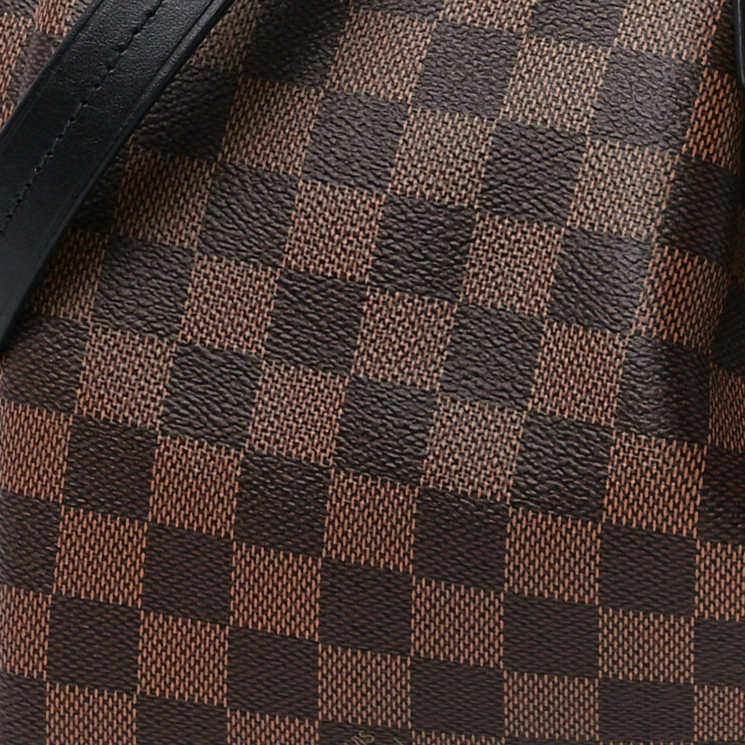 Louis Vuitton Damier Ebene Odeon Tote MM Black 6 of 9
