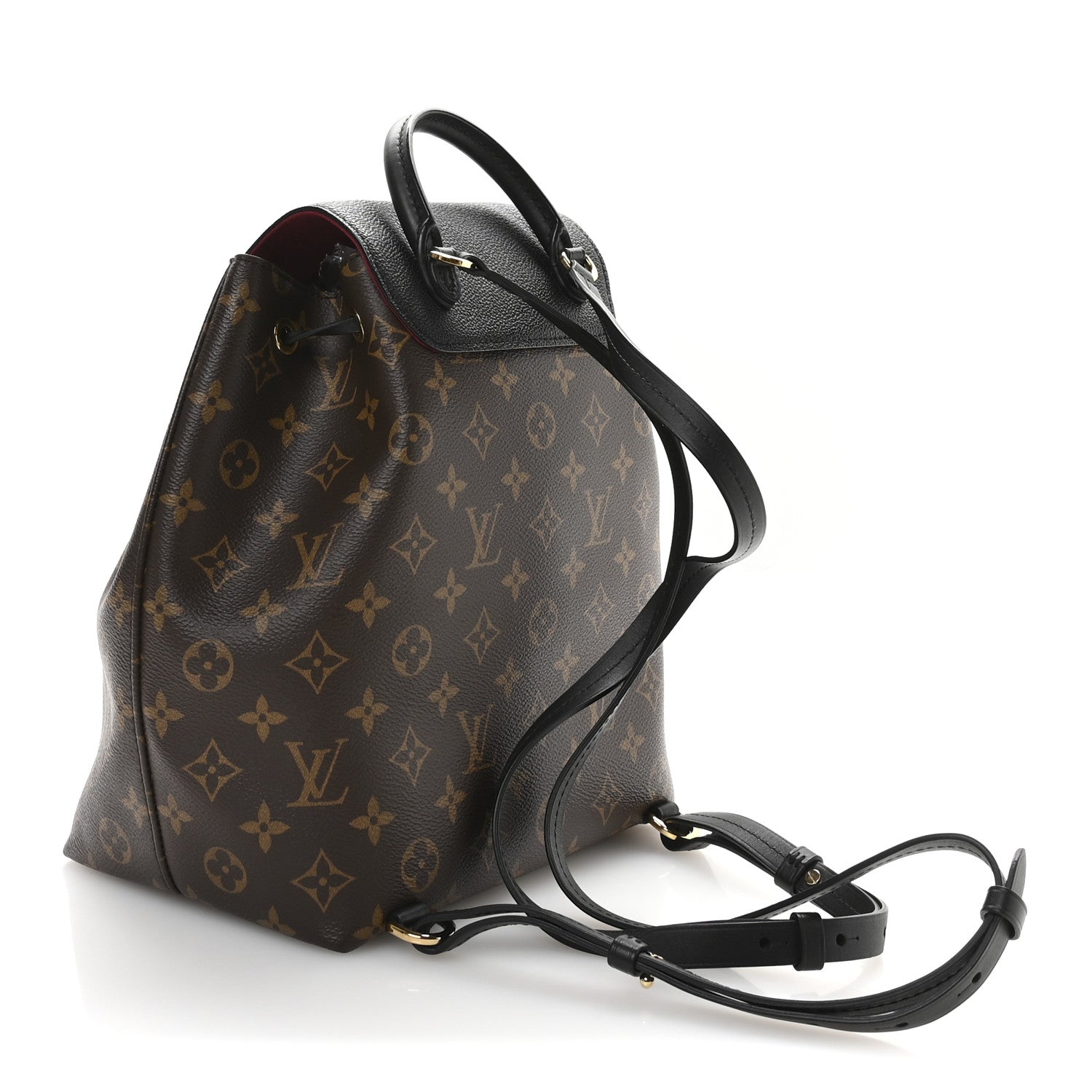 Louis Vuitton Monogram Montsouris PM Black 3 of 9