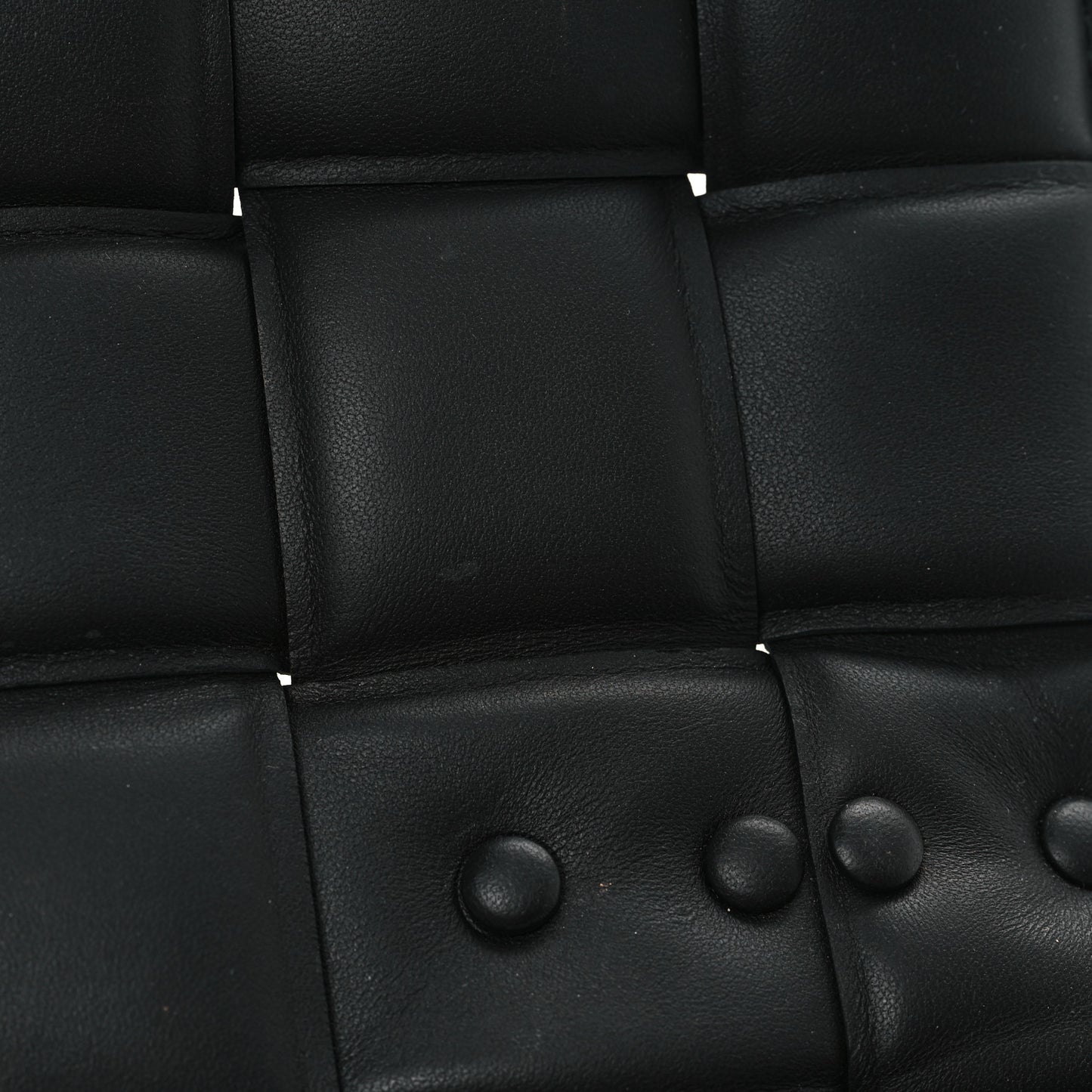 Lambskin Maxi Intreccio Padded Chain Cassette Crossbody Bag Black