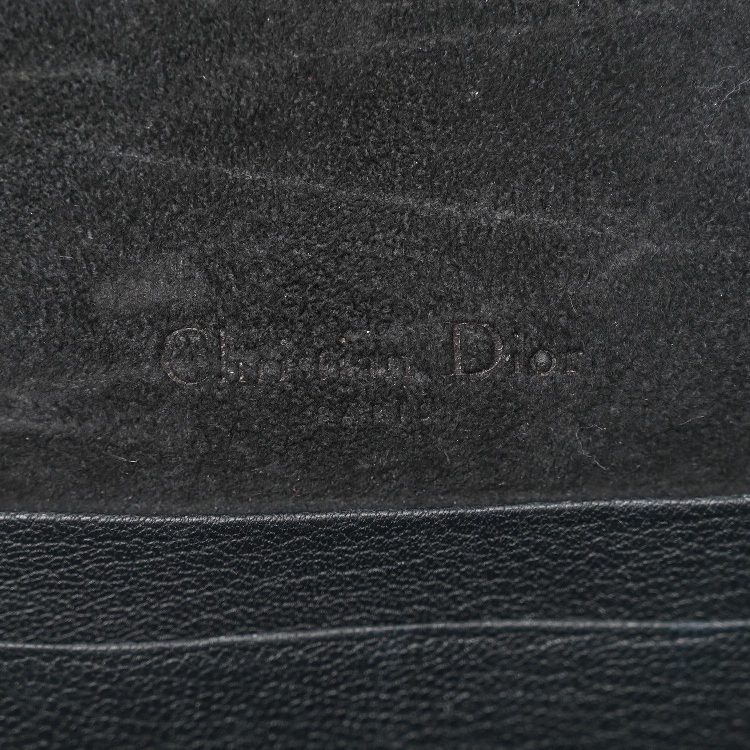 Christian Dior Goatskin Saddle Belt Bag Black 6 of 9