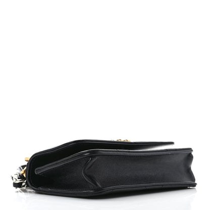 Chanel Lambskin Quilted Chanel 19 Flap Phone Holder With Chain Black 4 of 10