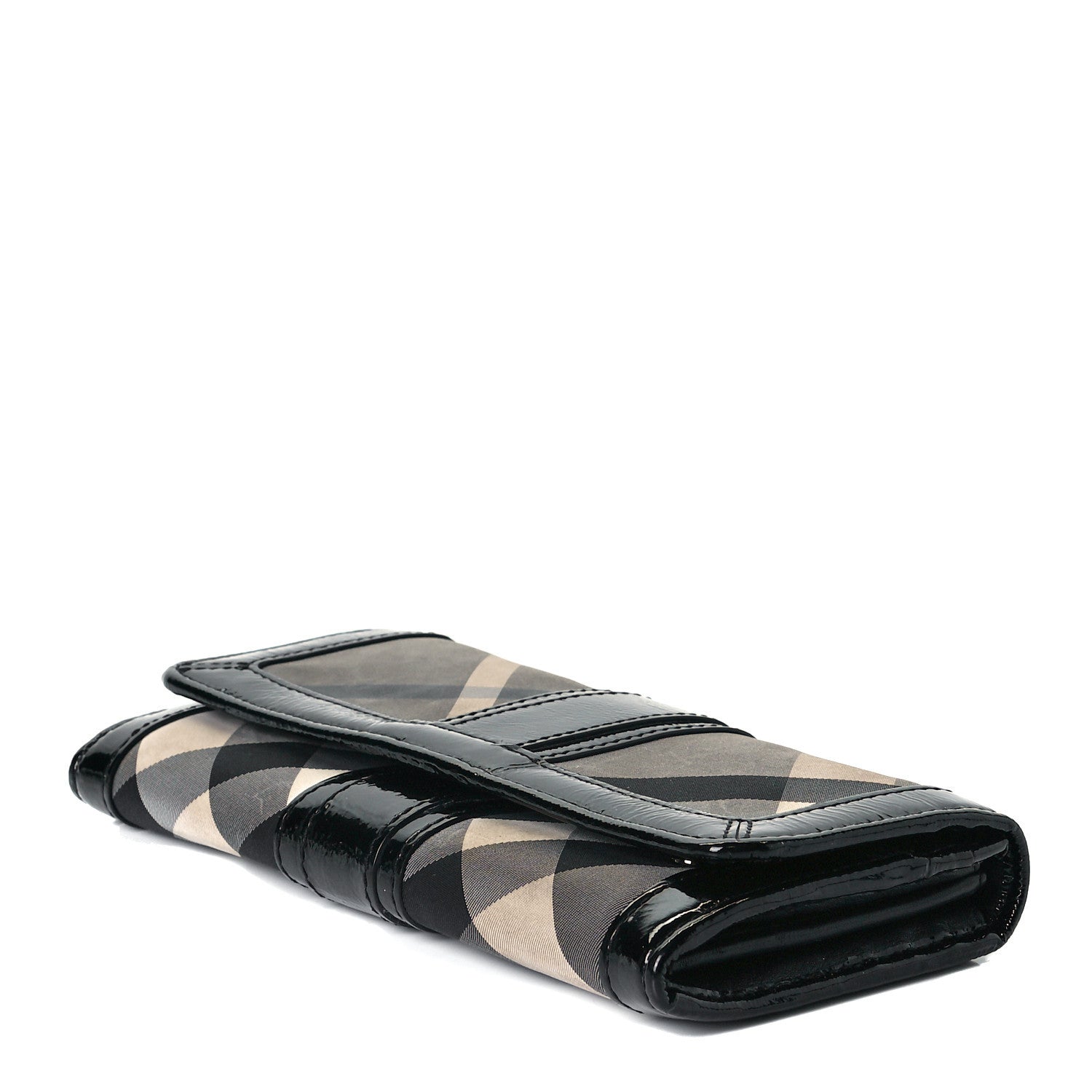 Burberry Beat Check Penrose Continental Wallet Black 7 of 8