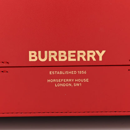 Burberry Smooth Calfskin Small Two Tone Grace Bag Red 7 of 10