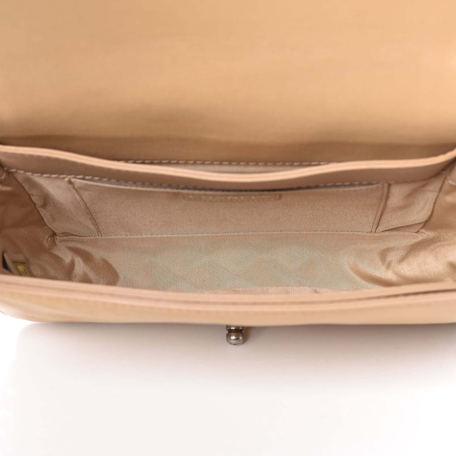 Chanel Calfskin Medium Boy Reverso Flap Beige Clair 5 of 11