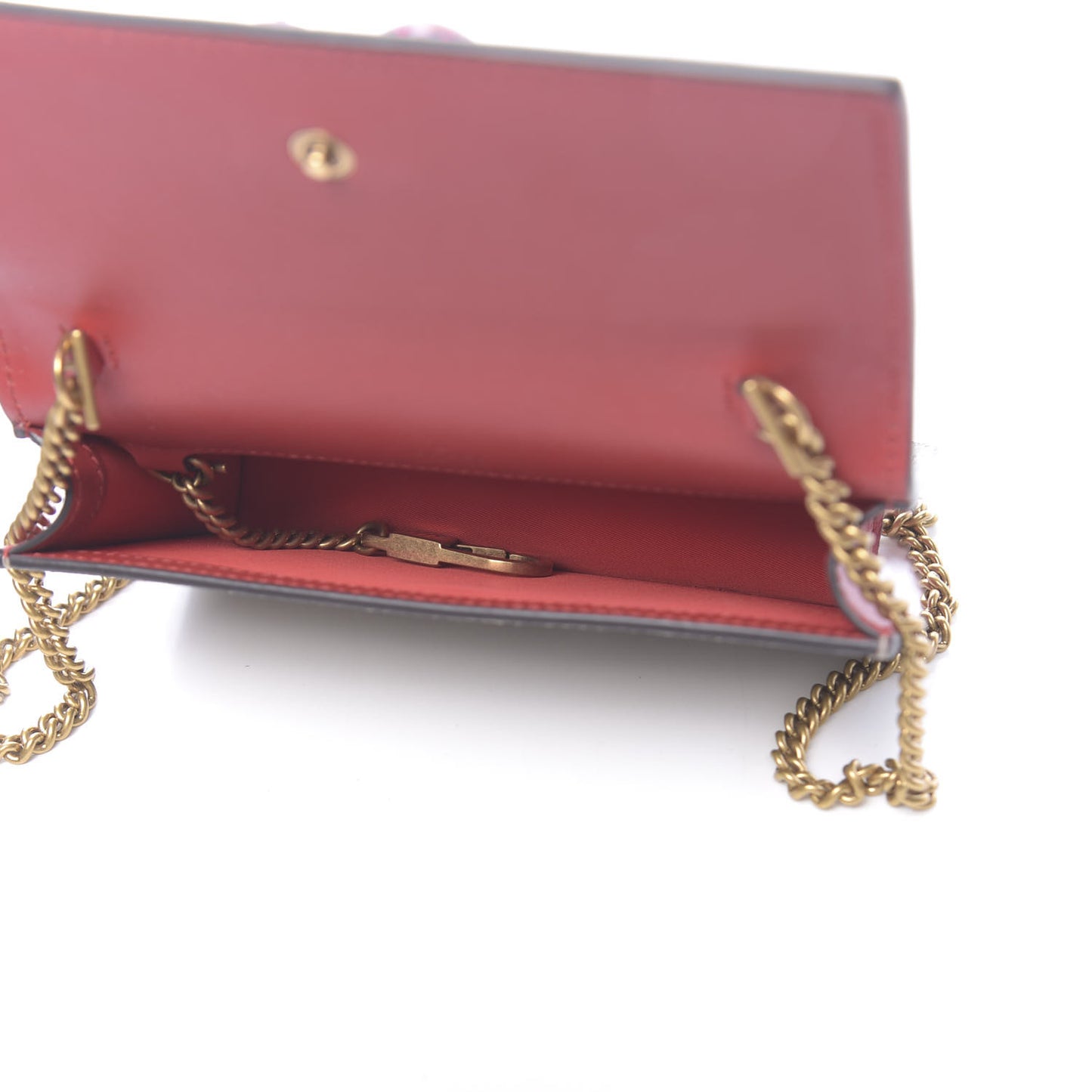 GG Supreme Monogram Mini Cherry Chain Bag