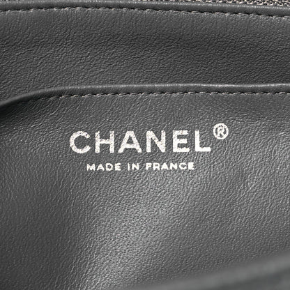 Chanel Caviar Quilted Jumbo Single Flap Grey 6 of 11