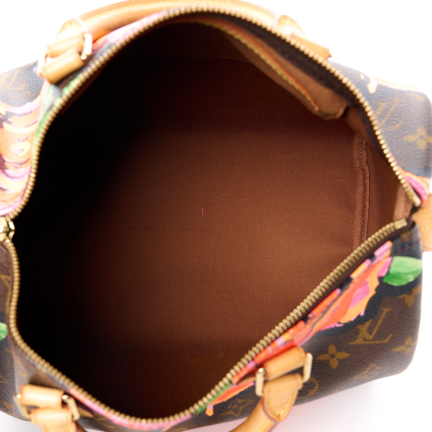 Louis Vuitton Monogram Roses Speedy 30 5 of 15