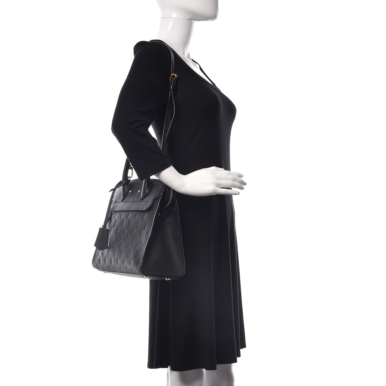 Louis Vuitton Empreinte Pont Neuf MM Black 2 of 11