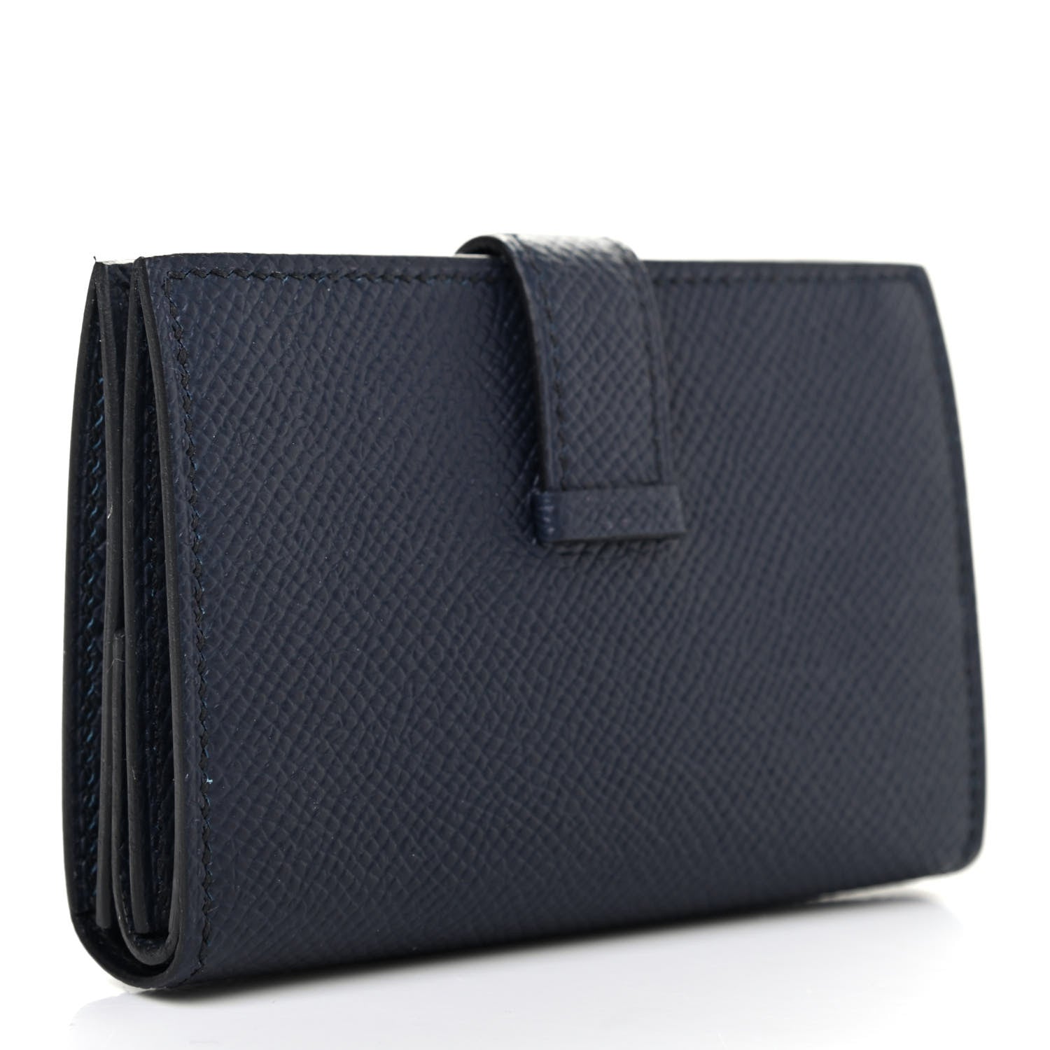 Hermes Epsom Mini Bearn Wallet Bleu Indigo 3 of 7