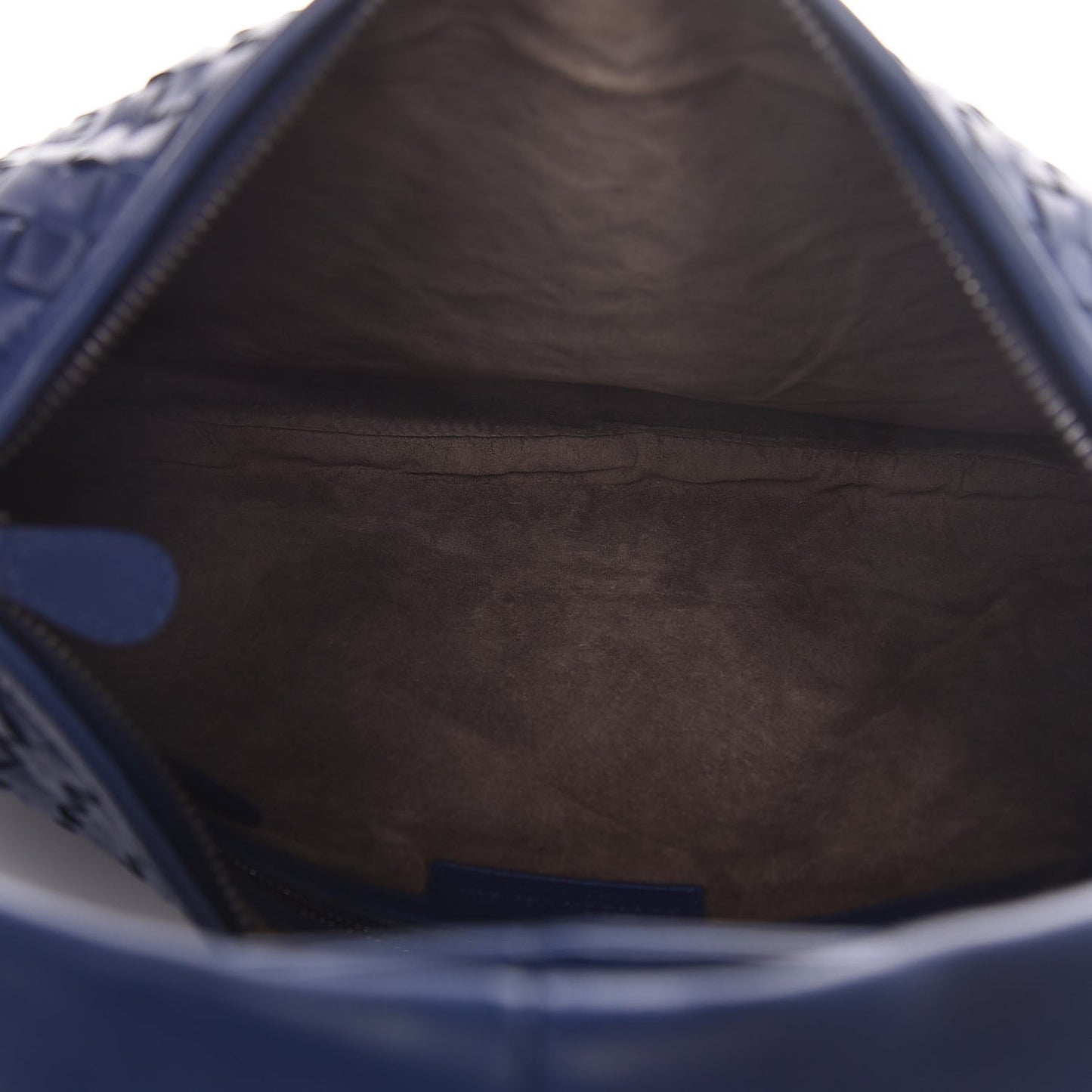 Nappa Intrecciato Medium Veneta Hobo Sapphire