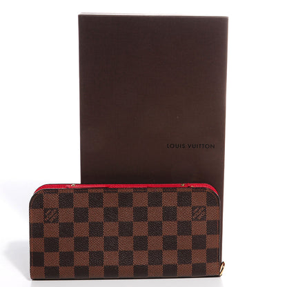 Louis Vuitton Damier Ebene Insolite Wallet Red 5 of 8