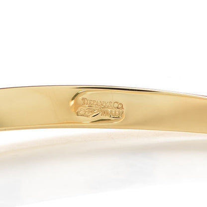 Tiffany 18K Yellow Gold Twist Bangle Bracelet 4 of 5