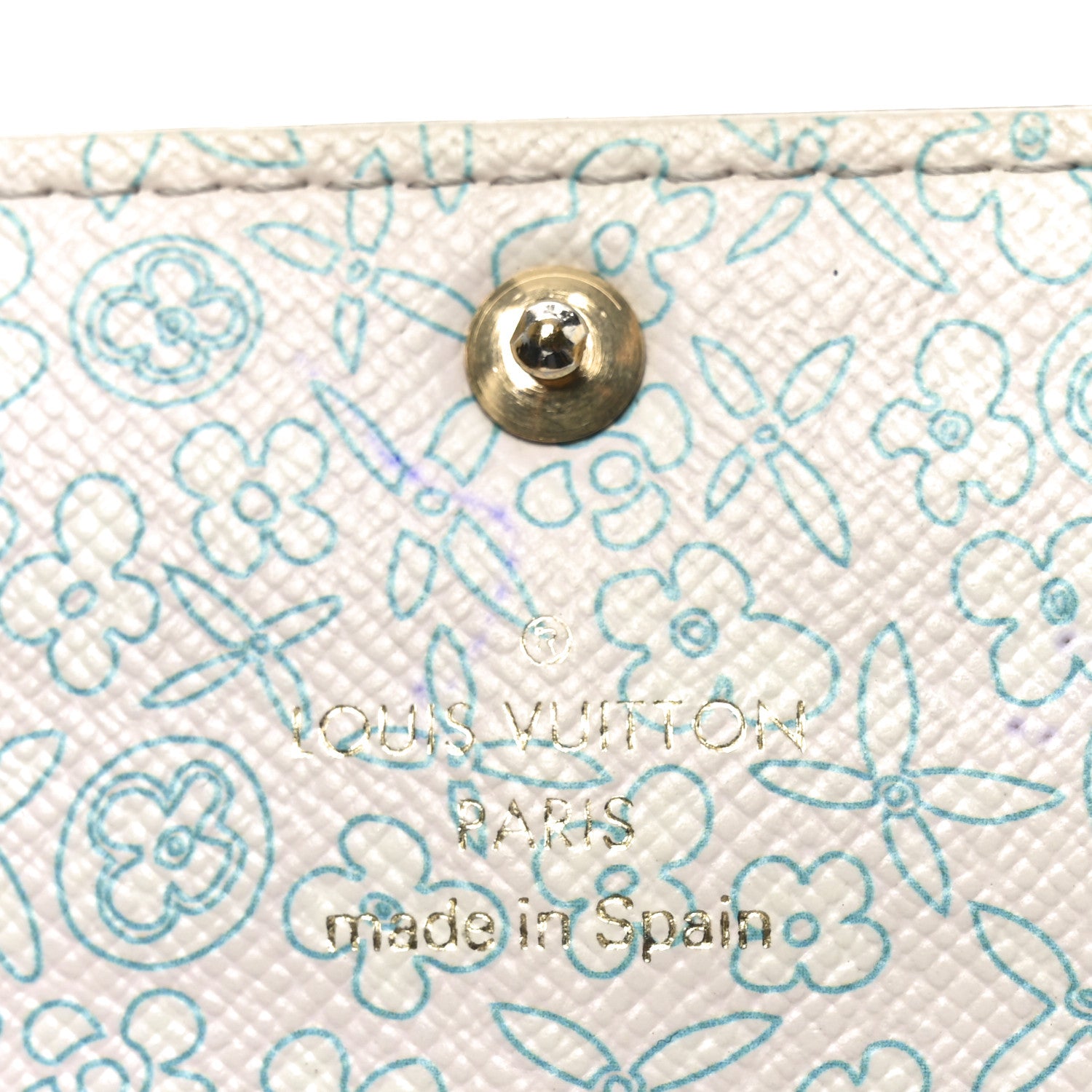 Louis Vuitton Monogram Fleuri Sarah Wallet Rose 6 of 6