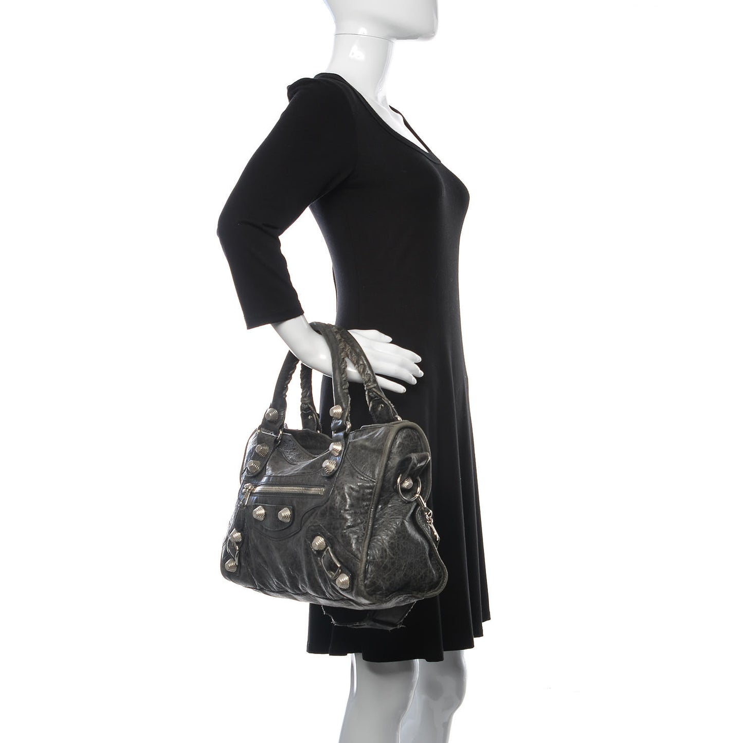 Agneau Giant 21 Silver Hardware City Anthracite