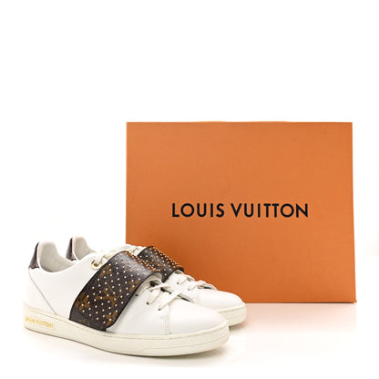 Louis Vuitton Calfskin Monogram Studded Frontrow Sneaker 38 2 of 14