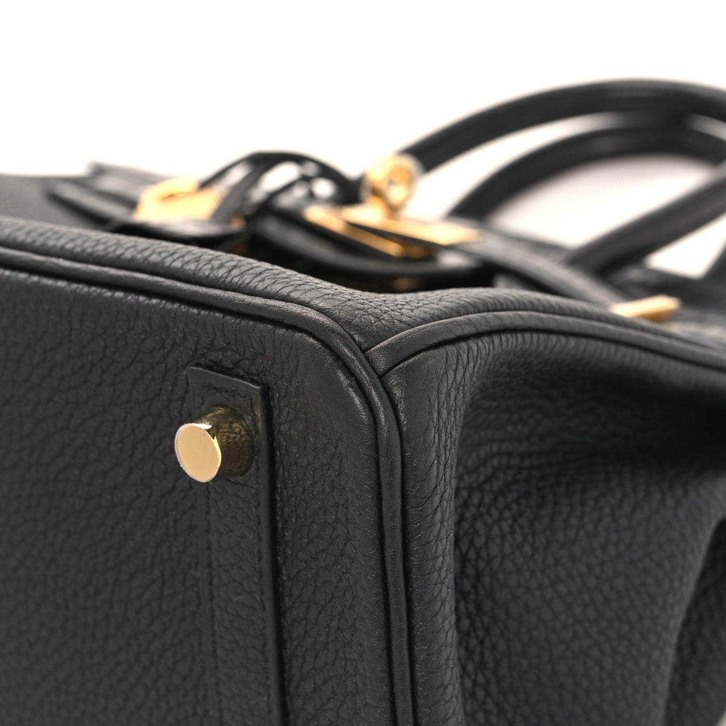 Togo Matte Alligator Birkin Touch 25 Black