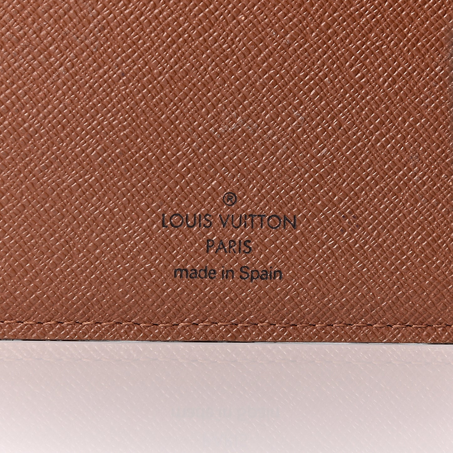 Monogram Desk Agenda Cover