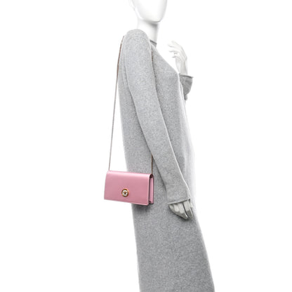 Versace Satin La Medusa Mini Crossbody Pink 2 of 11