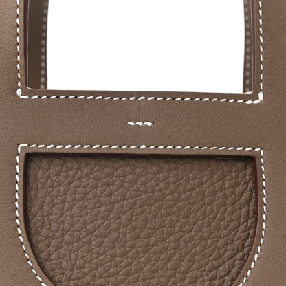 Hermes Taurillon Clemence Swift In-The-Loop 18 Bag Etoupe 8 of 11