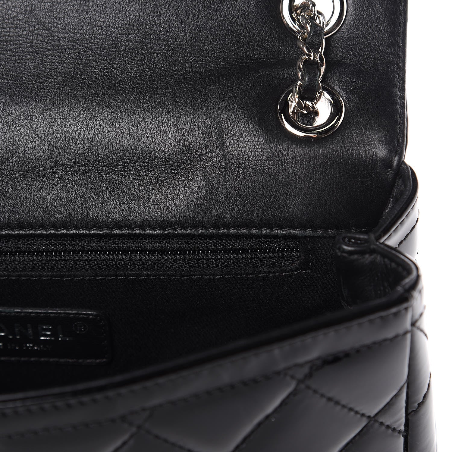 Chanel Patent Quilted Small Coco Shine Flap Black 10 of 10