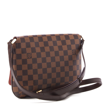 Louis Vuitton Damier Ebene Musette Tango Long Strap 2 of 7
