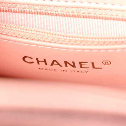 Chanel Denim Quilted Nano Kelly Shopper Orange Black 11 of 21