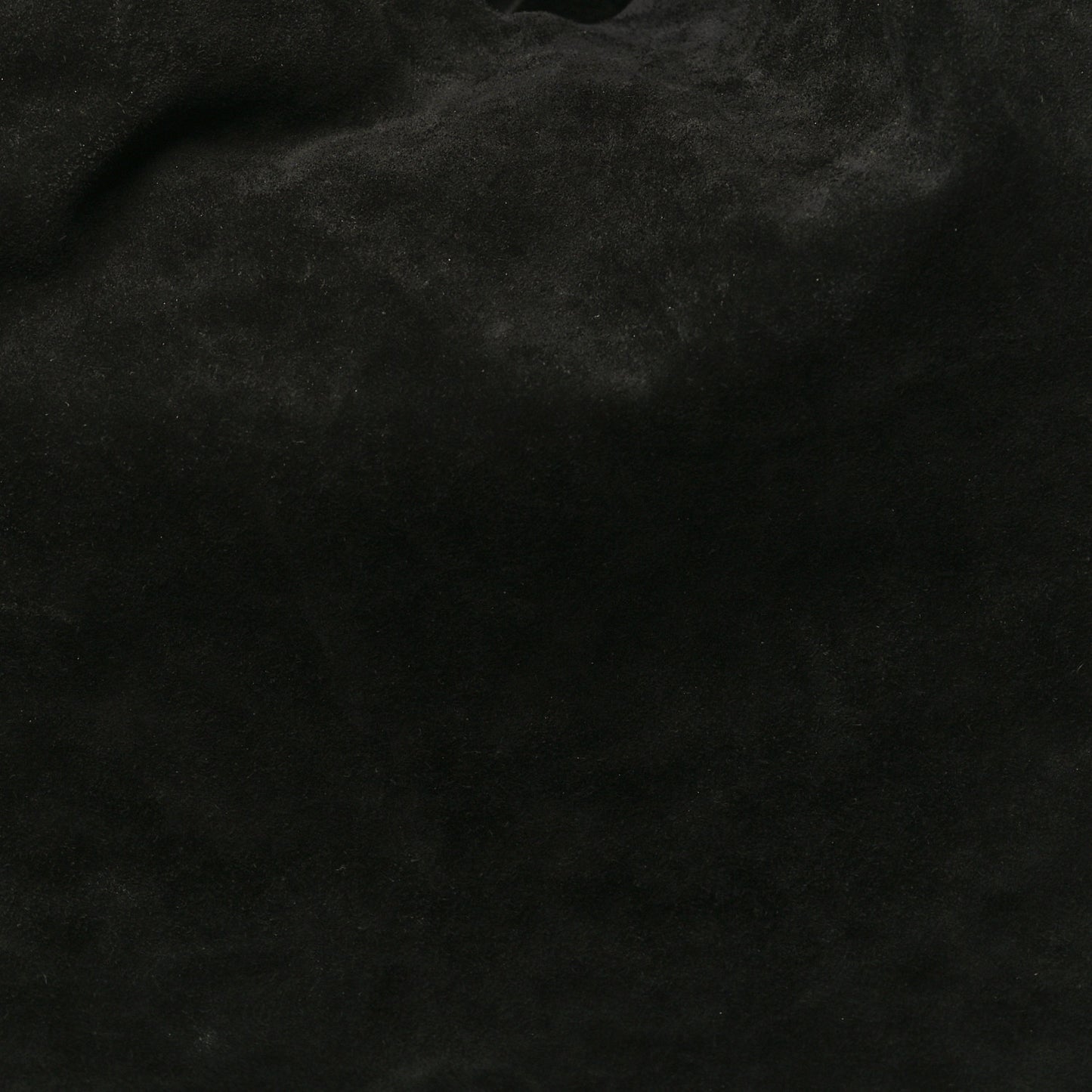 Suede Bindle Bag Black