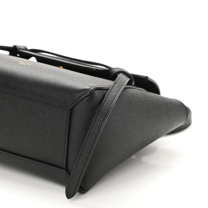 Celine Grained Calfskin Nano Belt Bag Black 9 of 10