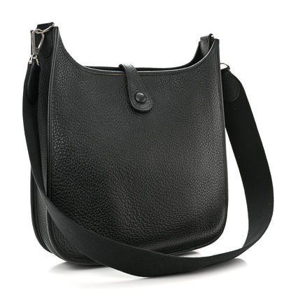 Hermes Taurillon Clemence Evelyne PM Black 3 of 13