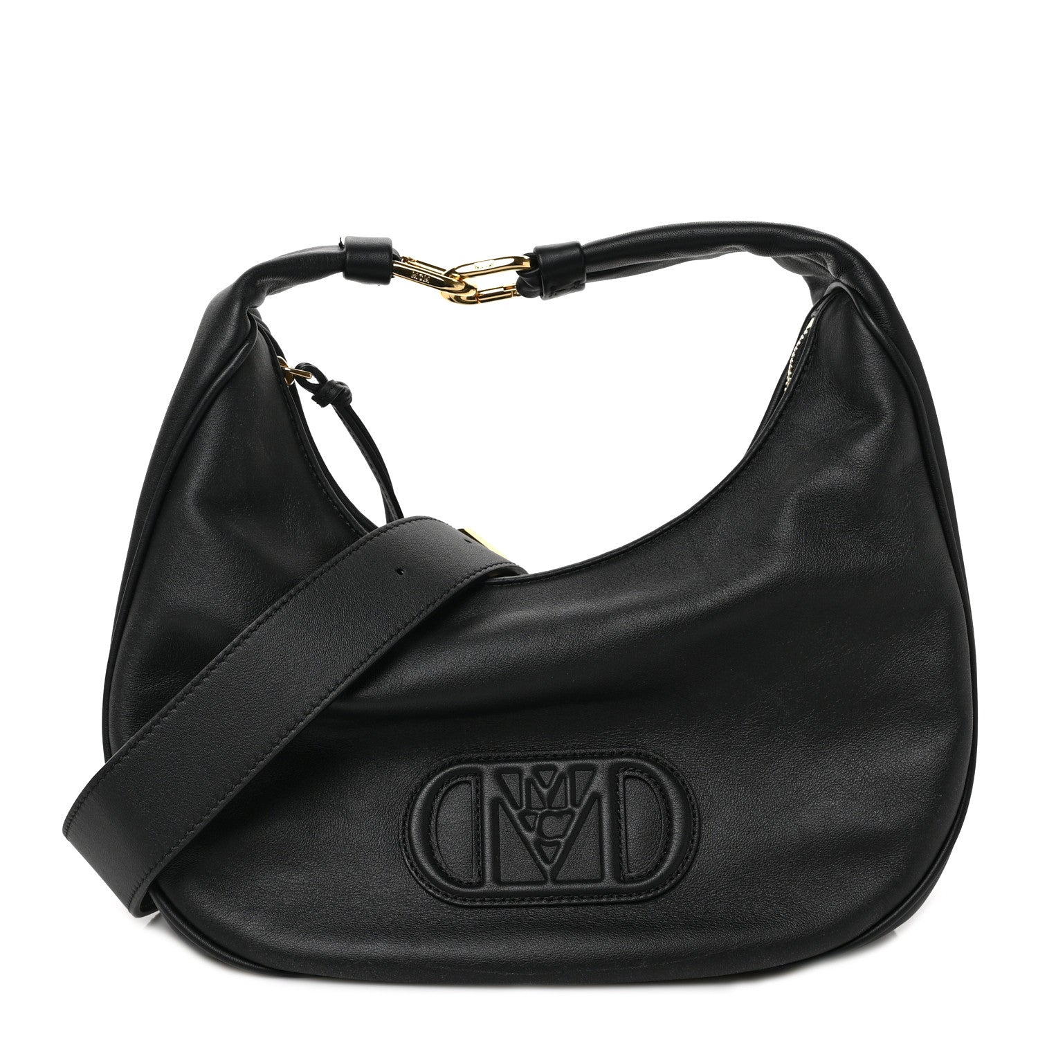 MCM Nappa Mode Travia Medium Hobo Black 1 of 9