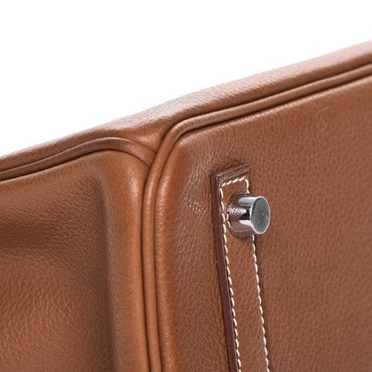 Hermes Natural Barenia Faubourg Birkin 30 Fauve 26 of 27