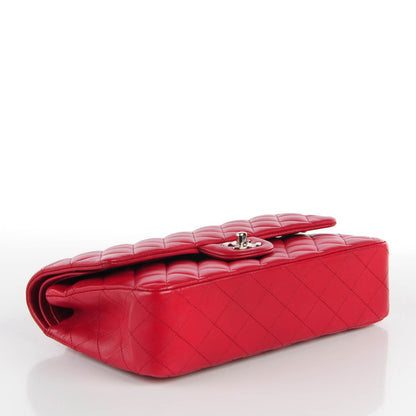 Chanel Lambskin Quilted Medium Double Flap Red 4 of 8