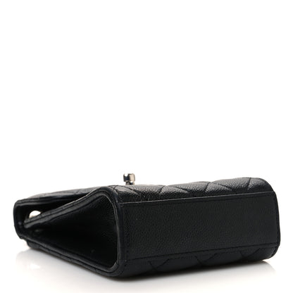 Chanel Caviar Quilted Classic Phone Holder Black 4 of 13