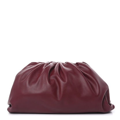 Bottega Veneta Smooth Butter Calf The Pouch Oversized Clutch Bordeaux 1 of 12